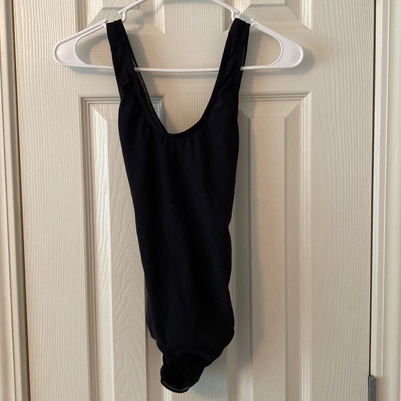 LuckyLeo Black Axis Leotard - Picture 1 of 5